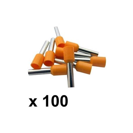 4MM BOOT LACE FERRULE 100 PACK
