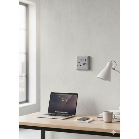TYPE-C AND USB FAST CHARGE WALL SOCKET