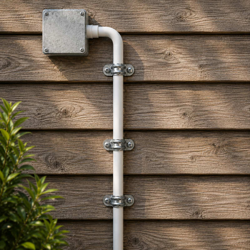 20MM GALVANISED STEEL SADDLE LIFESTYLE IMAGE