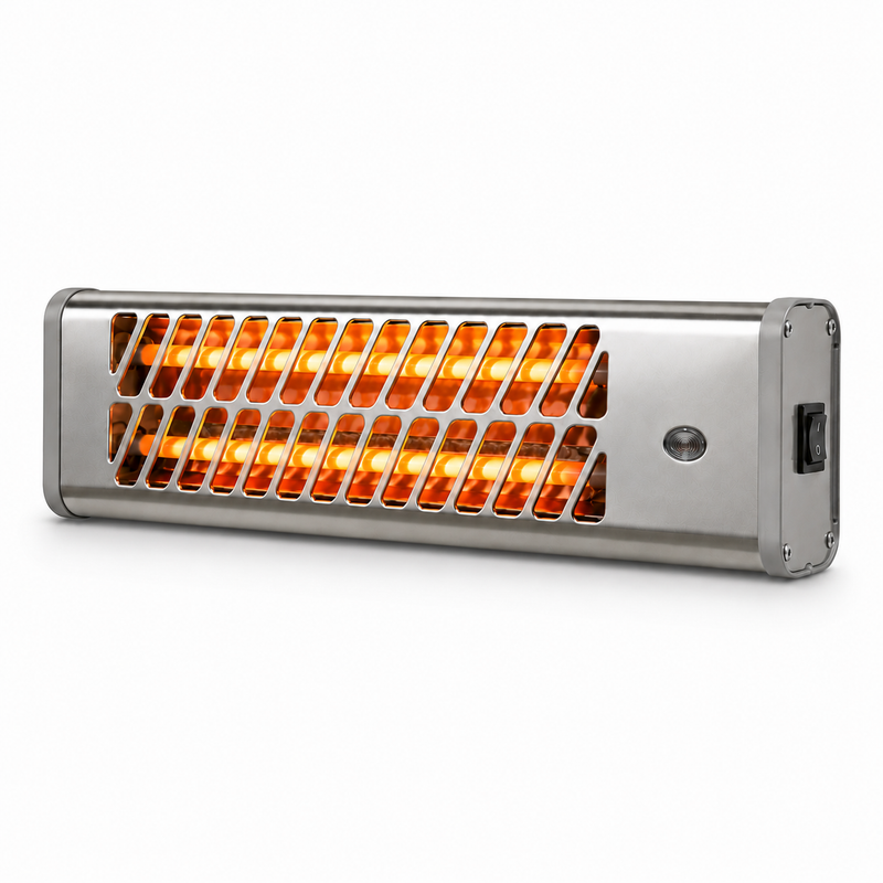 RADIANT 1200W 2 BAR QUARTZ BATHROOM HEATER