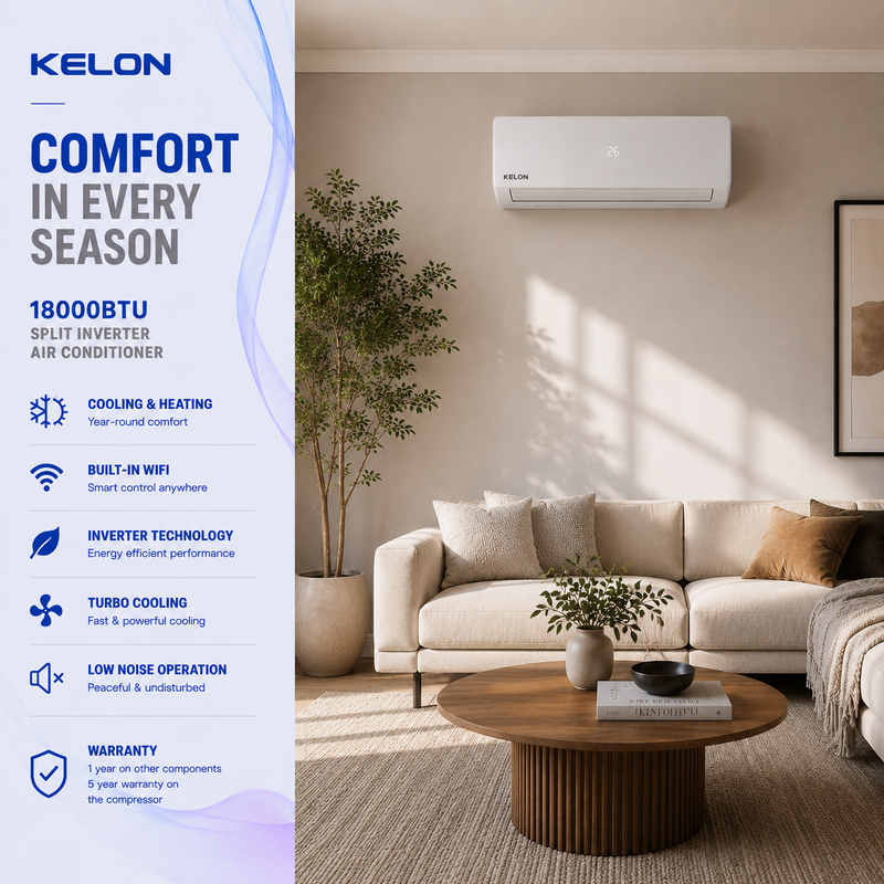KELON AIR CONDITIONER SPLIT INVERTER 18000BTU