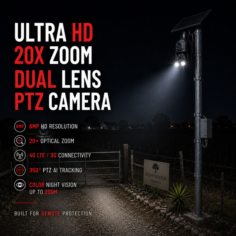 ULTRA HD 20X ZOOM DUAL LENS PTZ CAMERA