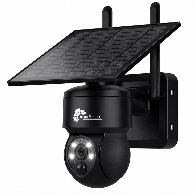 AGRISOLSEC ULTRA HD MINI SOLAR PTZ 4G CAMERA