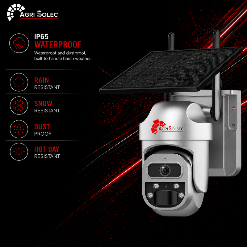 AGRISOLSEC MINI LITE 4G SOLAR PTZ CAMERA