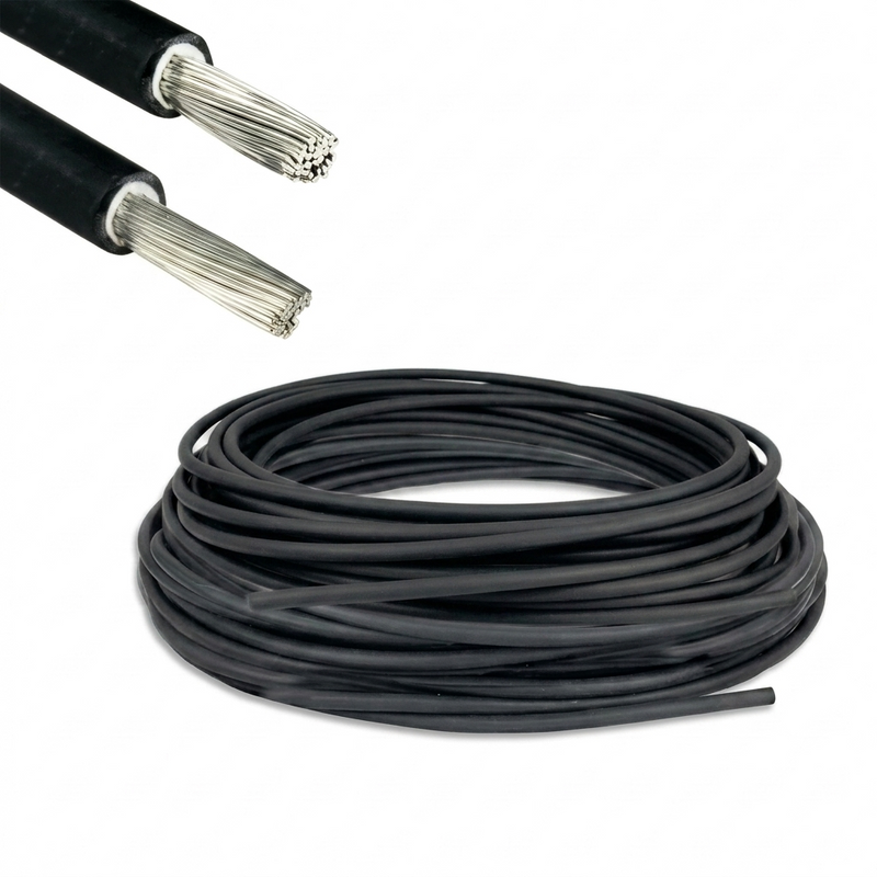6mm Black solar pv cable
with a roll