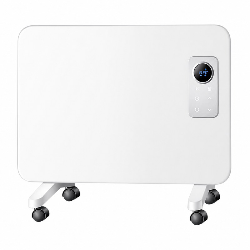 RADIANT 1000W CONVECTION FREESTANDING PANEL HEATER FRONT VIEW