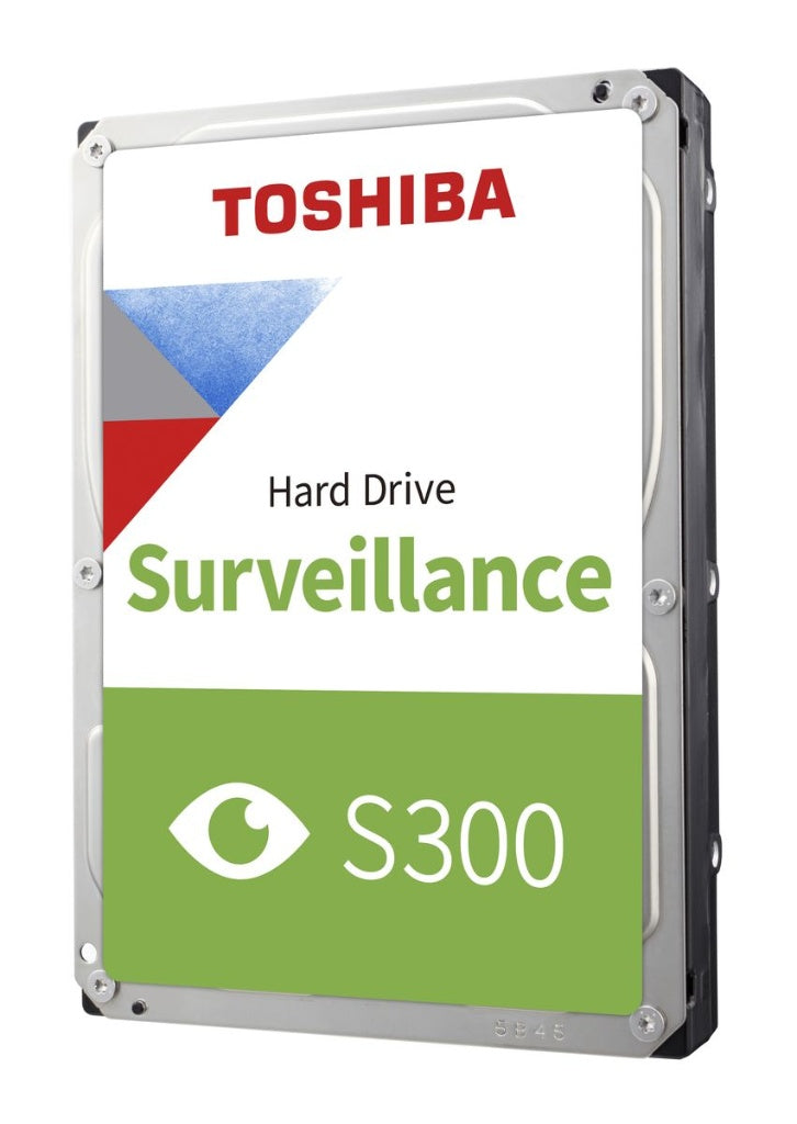 Toshiba S300 surveillance hard drive on a white background