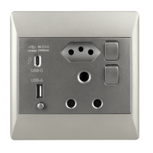 TYPE-C AND USB WALL SOCKET
